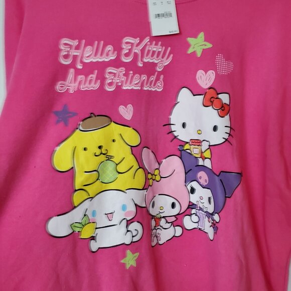 Womens 2x Hello Kitty Graphic Sweatshirt Pink - Picture 3 of 8